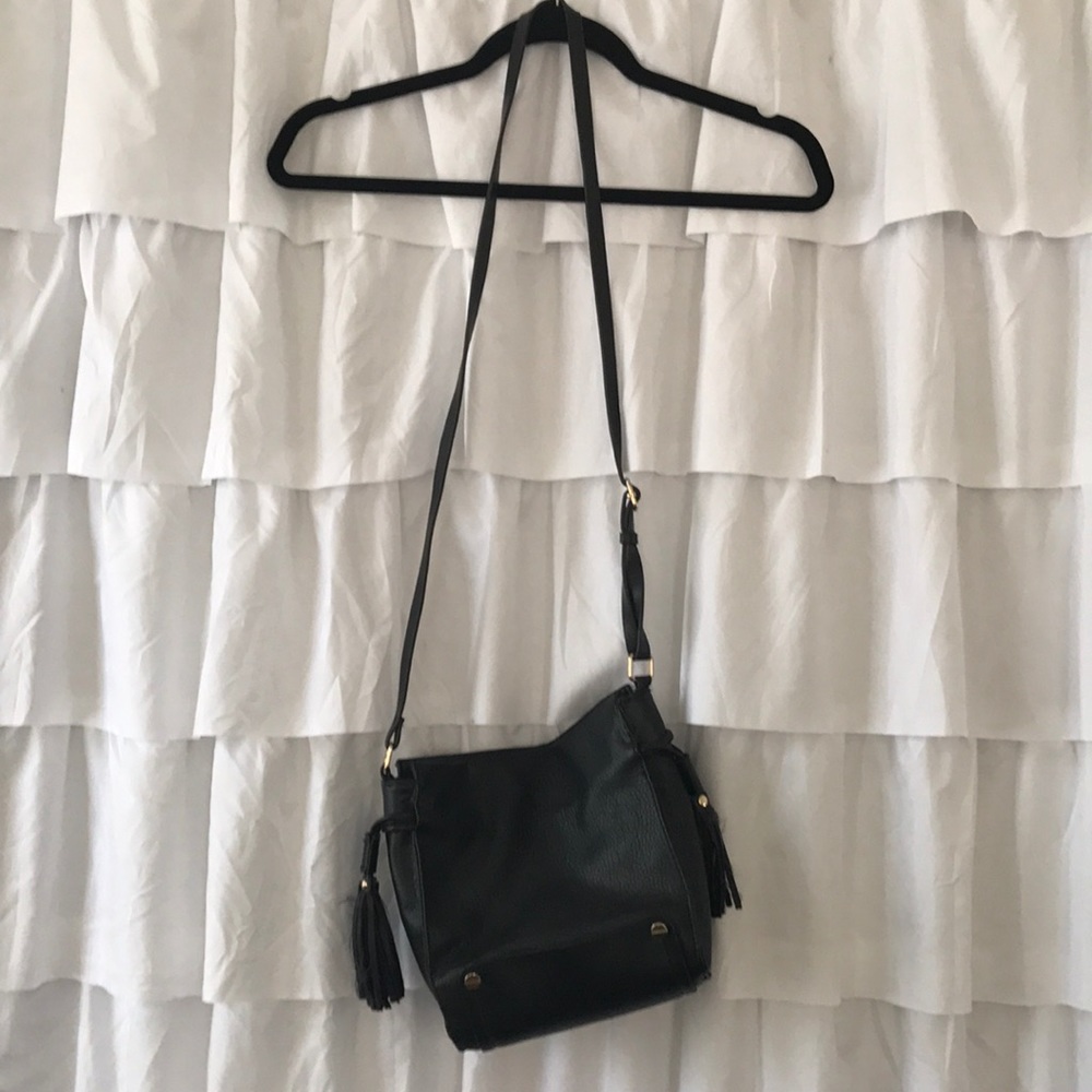 Vintage boho bucket bag